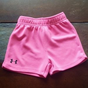 Pink Under Armour shorts 24 months